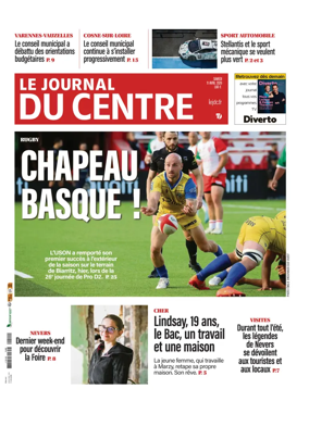 Cover of Le Journal du Centre