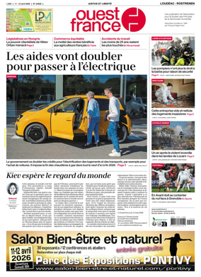 Cover of Ouest France (Loudeac / Rostrenen)
