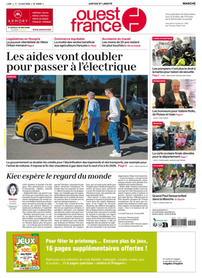 Cover of Ouest France (Manche)