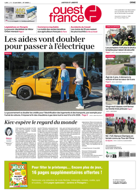 Cover of Ouest France (Orne)