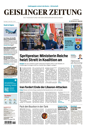 Cover of Geislinger Zeitung