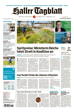 Cover of Haller Tagblatt