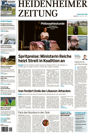 Cover of Heidenheimer Zeitung