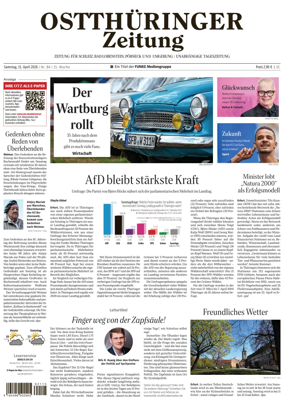 Cover of Ostthuringer Zeitung (Schleiz)