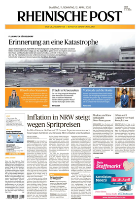 Cover of Rheinische Post - Xanten and Moers