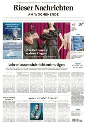 Cover of Rieser Nachrichten