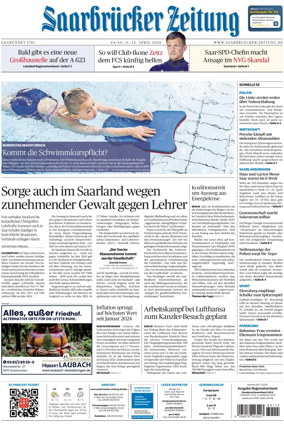 Cover of Saarbruecker Zeitung