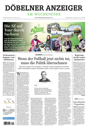 Cover of Sachsische Zeitung (Dobeln)