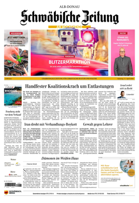 Cover of Schwabische Zeitung (Alb-Donau)