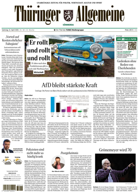 Cover of Thuringer Allgemeine (Sommerda)