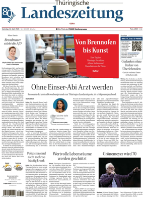 Cover of Thuringische Landeszeitung (Gera)