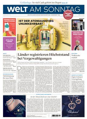 Cover of Welt am Sonntag