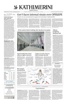 Cover of Kathimerini English