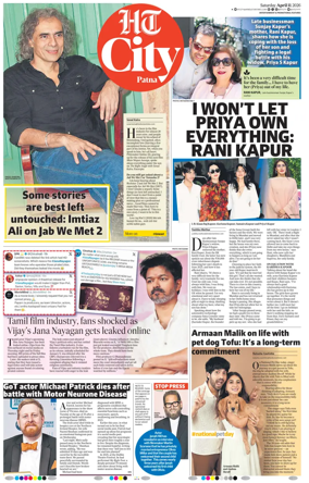 Cover of Hindustan Times (Patna) - Live