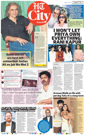 Cover of Hindustan Times (Ranchi) - Live