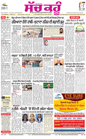 Cover of Sach Kahoon Punjabi