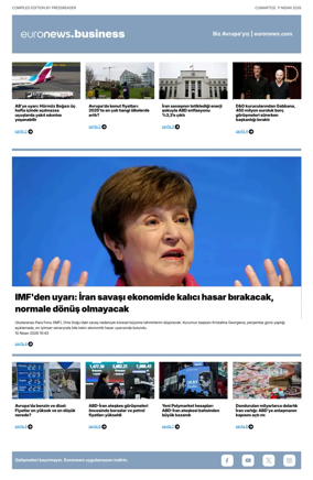 Cover of Euronews Business (Turkish) Compiled Editions