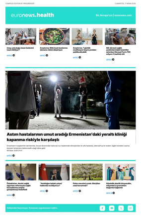 Cover of Euronews Health (Turkish) Compiled Edition