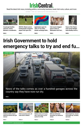 Cover of Irish Central