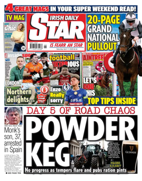 Cover of Irish Daily Star