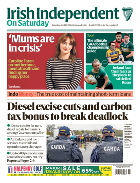 Cover of Irish Independent
