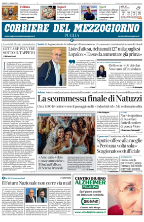 Cover of Corriere del Mezzogiorno (Puglia)