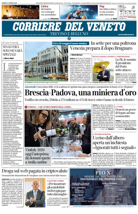 Cover of Corriere del Veneto (Treviso e Belluno)