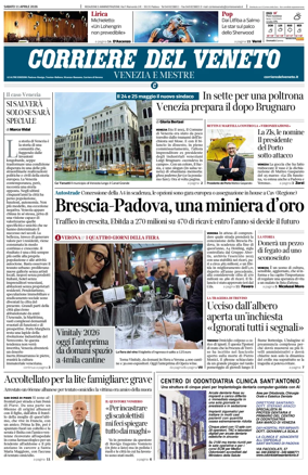 Cover of Corriere del Veneto (Venezia e Mestre)