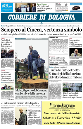 Cover of Corriere di Bologna