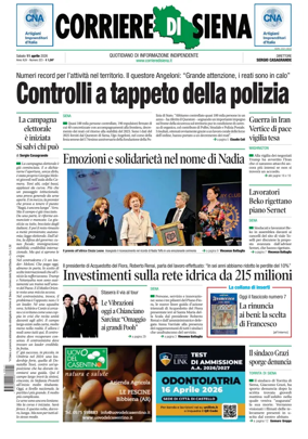 Cover of Corriere di Siena