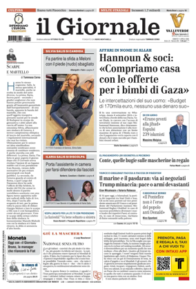 Cover of Il Giornale (Italy)
