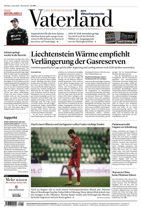 Cover of Liechtensteiner Vaterland