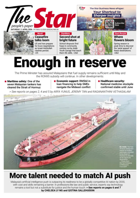 Cover of The Star Malaysia