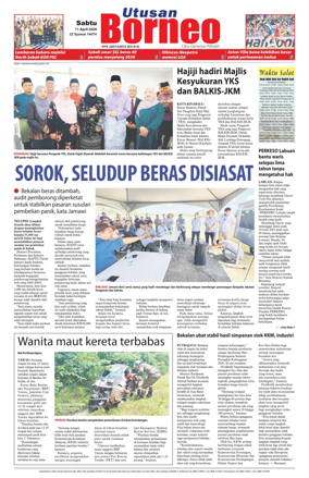 Cover of Utusan Borneo (Sabah)
