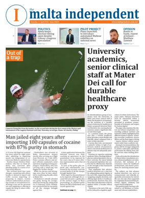 Cover of Malta Independent