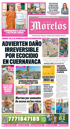 Cover of Diario de Morelos