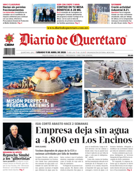 Cover of Diario de Queretaro