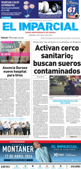 Cover of El Imparcial