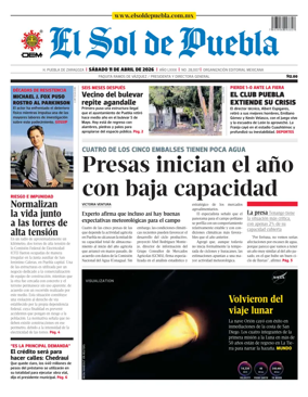 Cover of El Sol de Puebla
