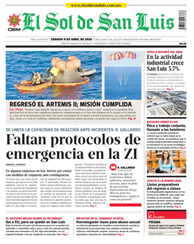 Cover of El Sol de San Luis Potosi