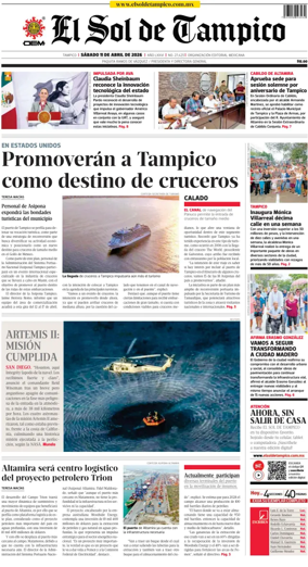 Cover of El Sol de Tampico