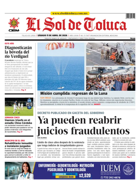 Cover of El Sol de Toluca
