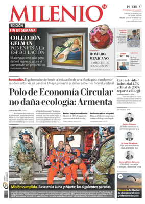 Cover of Milenio Puebla