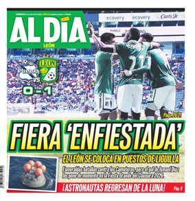 Cover of Periodico Al Dia (Leon)