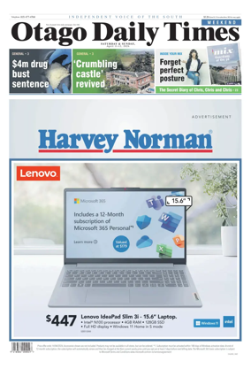 Cover of Otago Daily Times