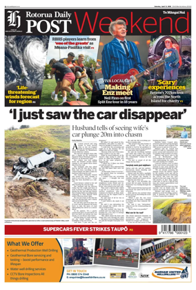 Cover of Rotorua Daily Post
