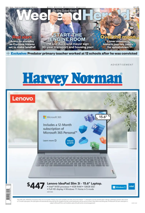 Cover of Weekend Herald