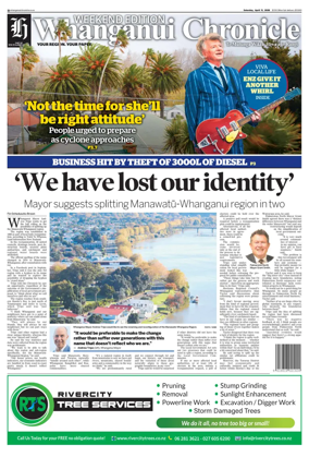 Cover of Whanganui Chronicle