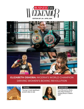 Cover of Business Day (Nigeria)