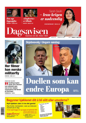 Cover of Dagsavisen
